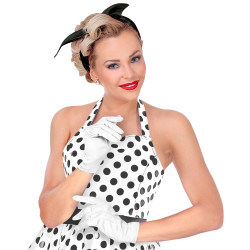 Biele pánske rukavice XL